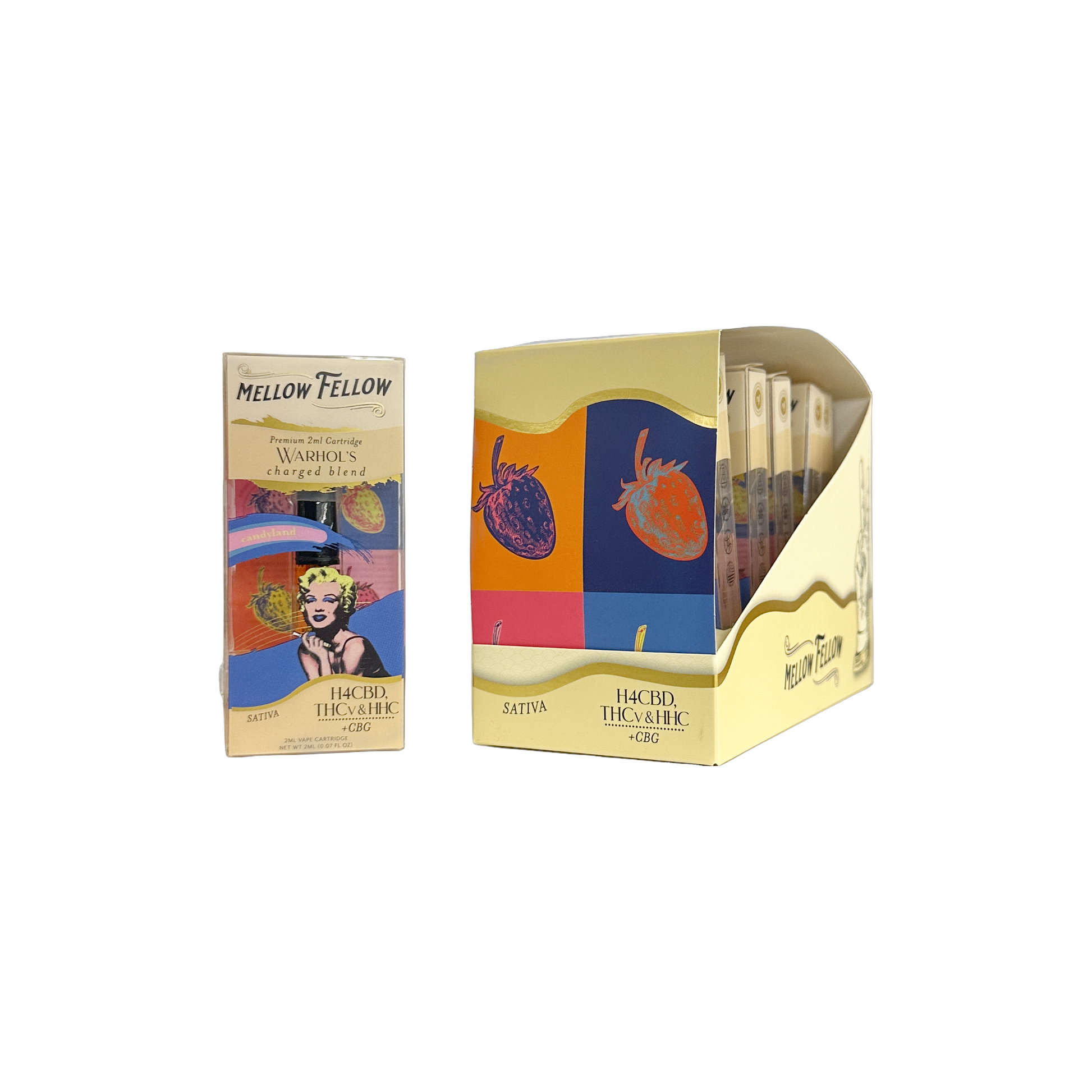 Mellow Fellow, Warhol's Charged Blend - Candyland