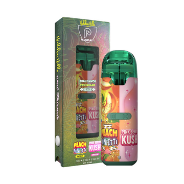 Hidden Hills plug play, hidden hills switch disposable, hidden hills pink berry kush, hidden kills peach funfetti