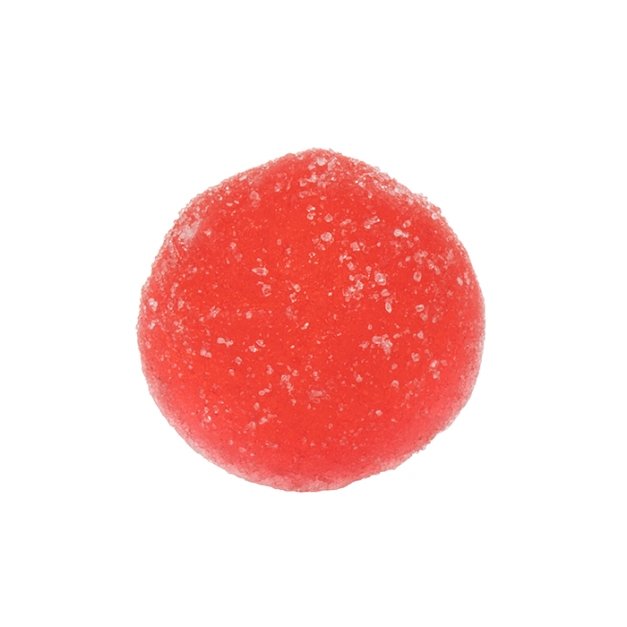 Red and white packaging of 'minelf' island berry twist gummies on a white background, mmelt microdose gummies, mmelt island berry twist gummies, mmelt enhanced microdose gummies 10 gummies per pack. island berry trist mmelt gummies, mmelt gummies island berry twist