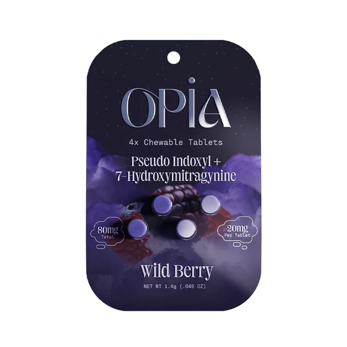Opia Pseudo Indoxyl + 7-Hydroxymitragynine Chewable Tablets 20mg