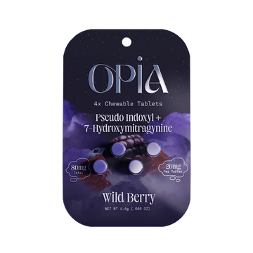 Opia Pseudo Indoxyl + 7-Hydroxymitragynine Chewable Tablets 20mg